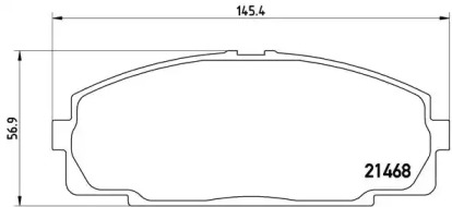 Комплект тормозных колодок A.B.S. P83092