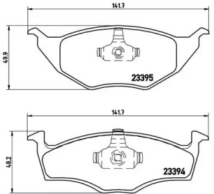 Комплект тормозных колодок A.B.S. P85055