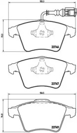 Комплект тормозных колодок A.B.S. P 85 081