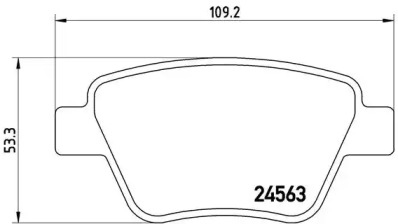 Комплект тормозных колодок A.B.S. P85114