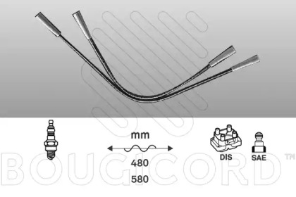 Комплект электропроводки BOUGICORD 3104