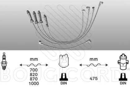 Комплект электропроводки BOUGICORD 3375