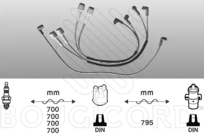 Комплект электропроводки BOUGICORD 6201