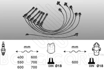 Комплект электропроводки BOUGICORD 7186