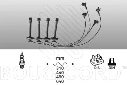 Комплект электропроводки BOUGICORD 7191