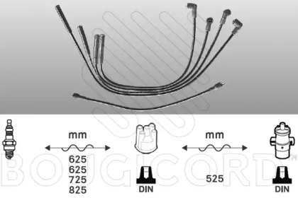 Комплект электропроводки BOUGICORD 7219