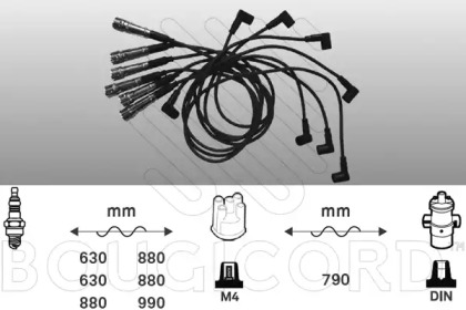 Комплект электропроводки BOUGICORD 9542
