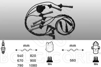 Комплект электропроводки BOUGICORD 9700