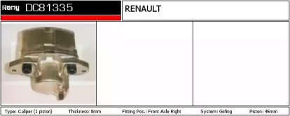 Тормозной суппорт REMY DC81335