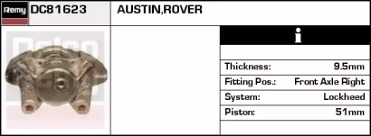 Тормозной суппорт REMY DC81623