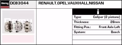 Тормозной суппорт REMY DC83044