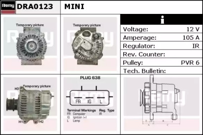 Генератор REMY DRA0123