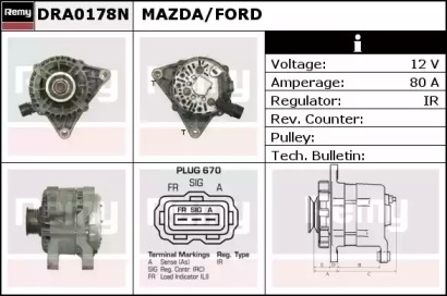 Генератор REMY DRA0178N