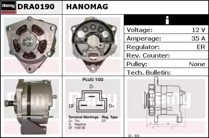 Генератор REMY DRA0190