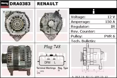 Генератор REMY DRA0383