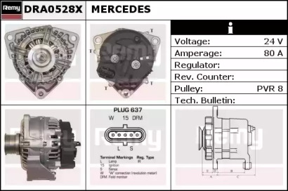 Генератор REMY DRA0528X