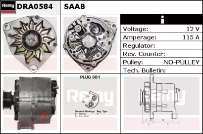 Генератор REMY DRA0584
