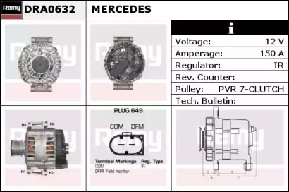 Генератор REMY DRA0632