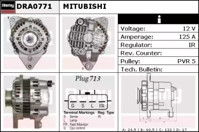 Генератор REMY DRA0771