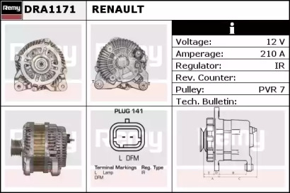 Генератор REMY DRA1171