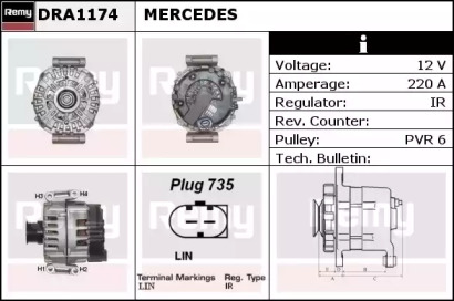 Генератор REMY DRA1174