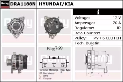 Генератор REMY DRA1188N