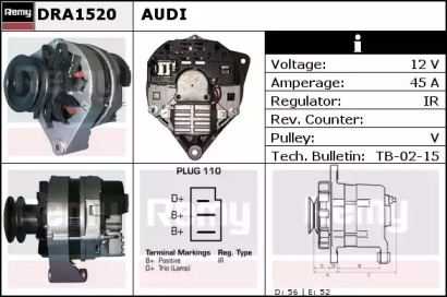 Генератор REMY DRA1520