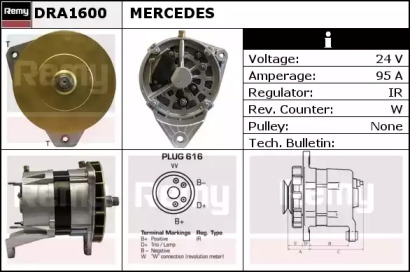 Генератор REMY DRA1600