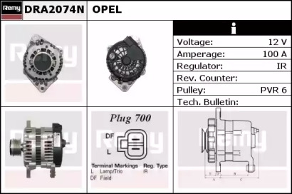 Генератор REMY DRA2074N
