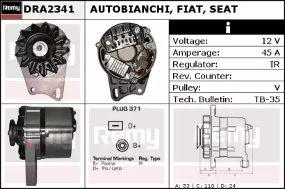 Генератор REMY DRA2341N