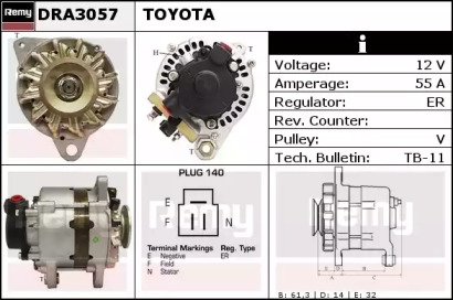 Генератор REMY DRA3057