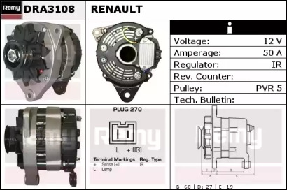 Генератор REMY DRA3108