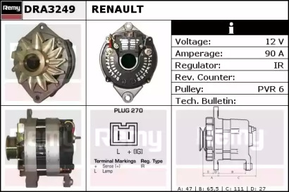 Генератор REMY DRA3249