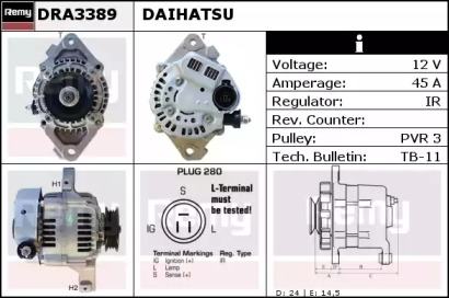 Генератор REMY DRA3389