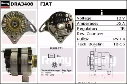 Генератор REMY DRA3408