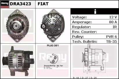 Генератор REMY DRA3423