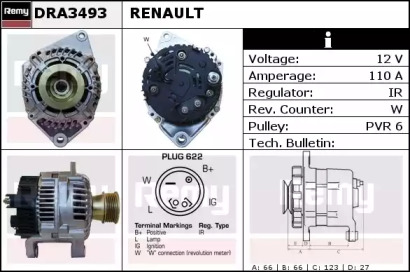 Генератор REMY DRA3493