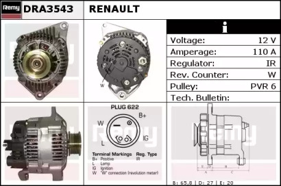 Генератор REMY DRA3543