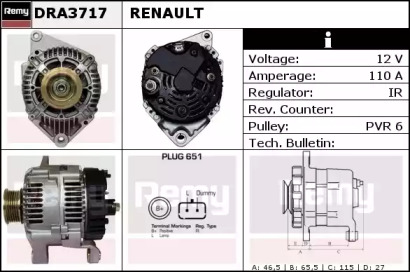 Генератор REMY DRA3717