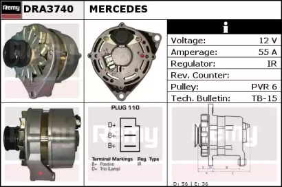 Генератор REMY DRA3740