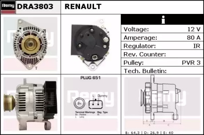 Генератор REMY DRA3803