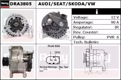 Генератор REMY DRA3805