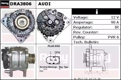 Генератор REMY DRA3806