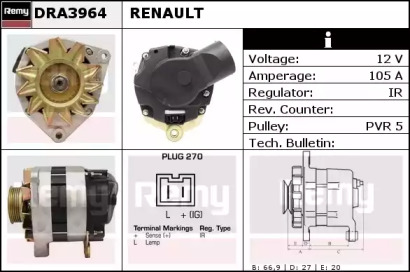 Генератор REMY DRA3964