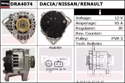 Генератор REMY DRA4074