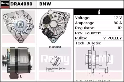 Генератор REMY DRA4080