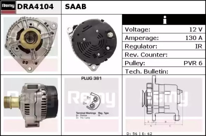 Генератор REMY DRA4104