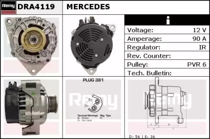 Генератор REMY DRA4119