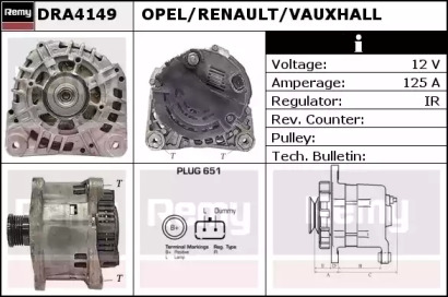 Генератор REMY DRA4149