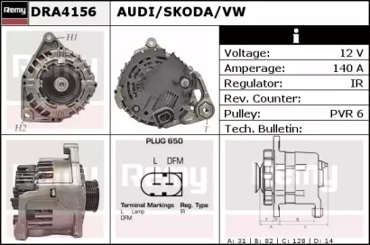 Генератор REMY DRA4156